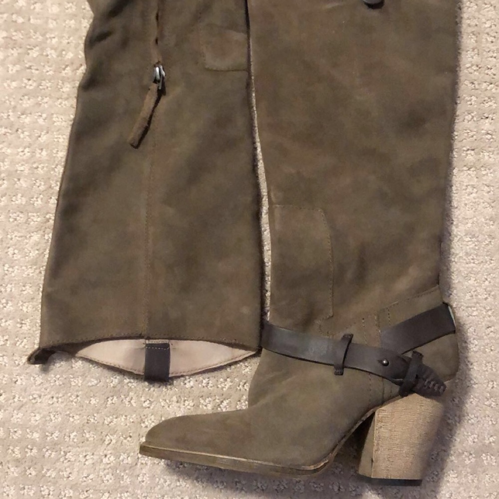 Calf high boots